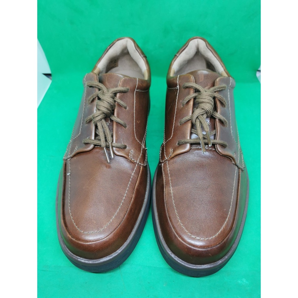 Mens Clarks Unstructured Un Abode Ease Leather Casual Lace Up Shoes Size 11.5 M - Picture 7 of 16